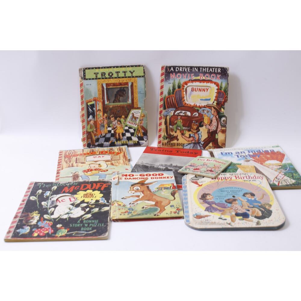 Antique, Picture Books, Movie Book, Rand McNally, Tiny Tales, ~ 250310-WH 54